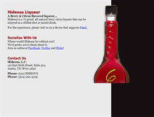 Tablet Screenshot of hideous.com
